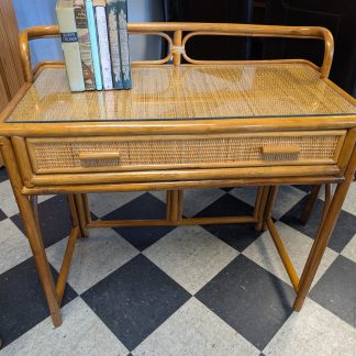 Vintage Wicker Desk
