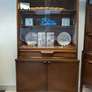 MCM Walnut Display Cabinet