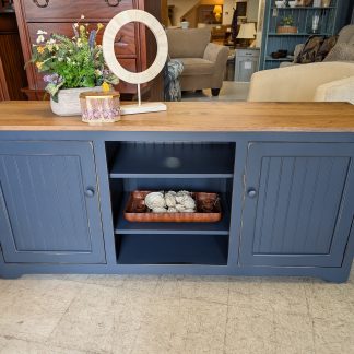 Navy Blue TV Stand