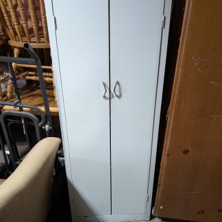 White Metal Utility Cabinet
