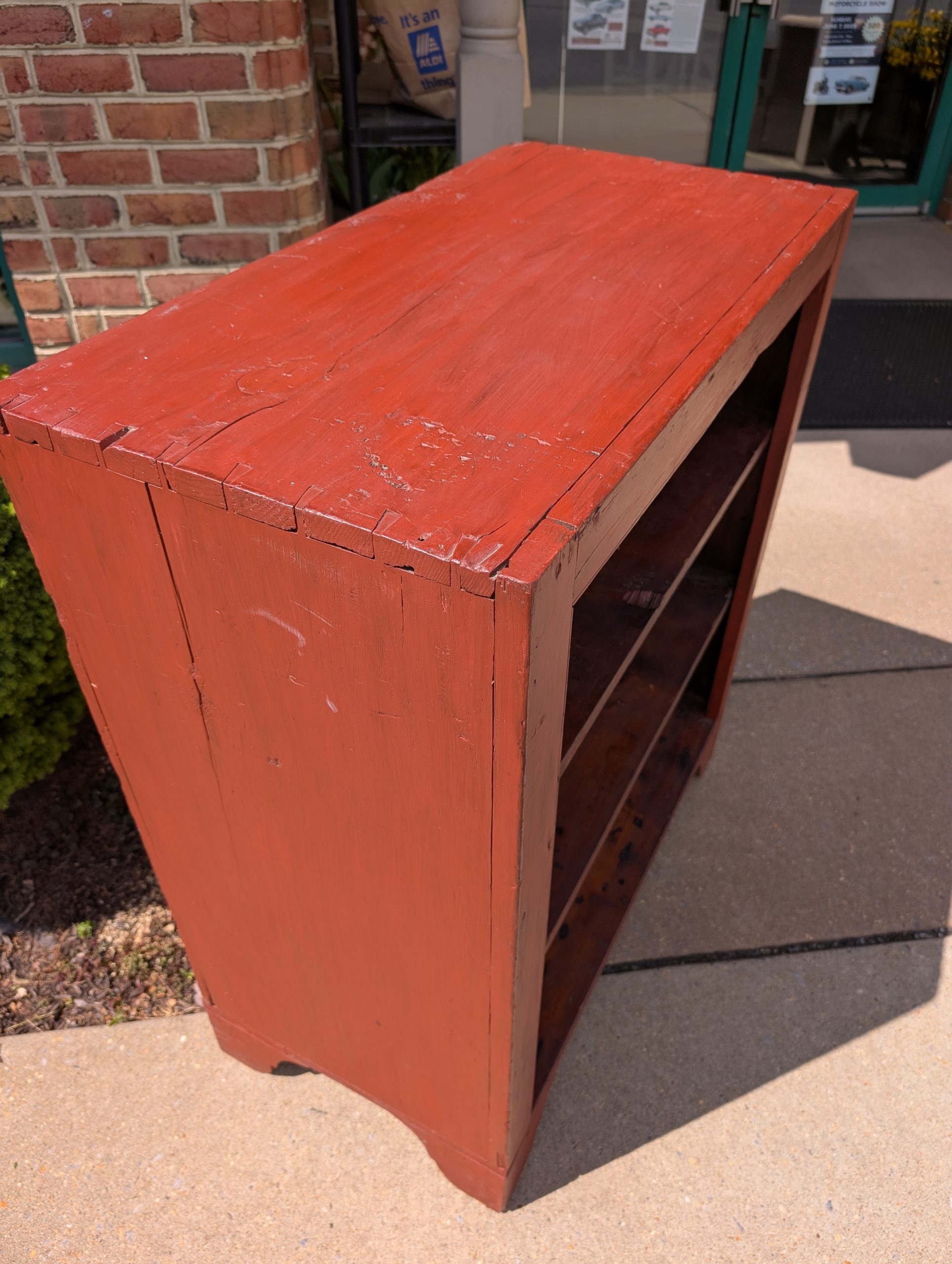 Primitive Red Shelf - Image 5