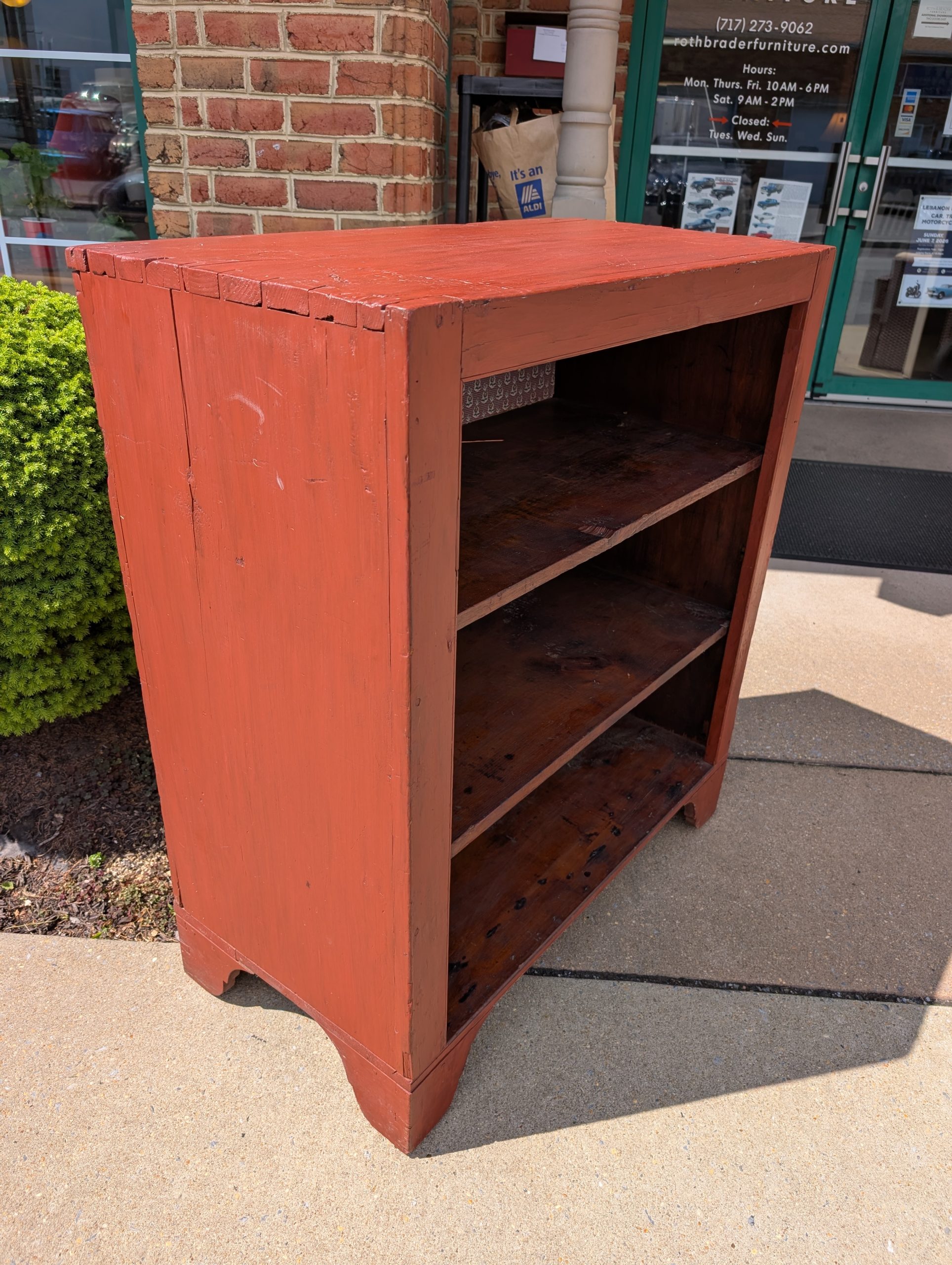 Primitive Red Shelf - Image 2