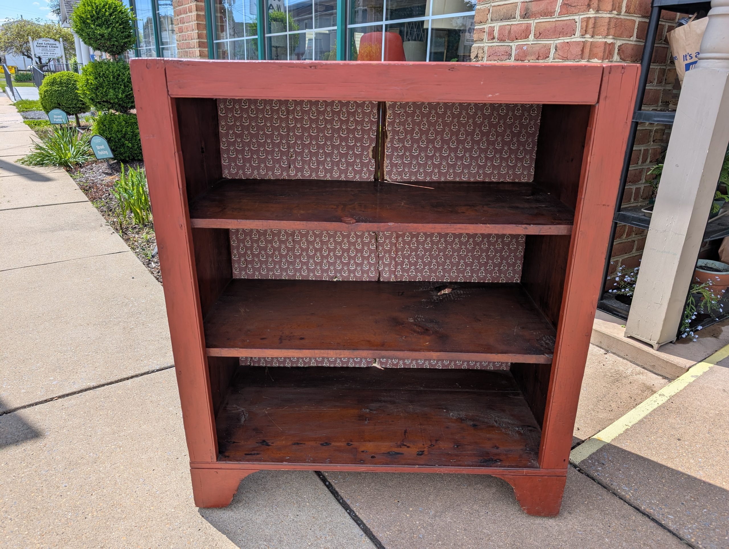 Primitive Red Shelf