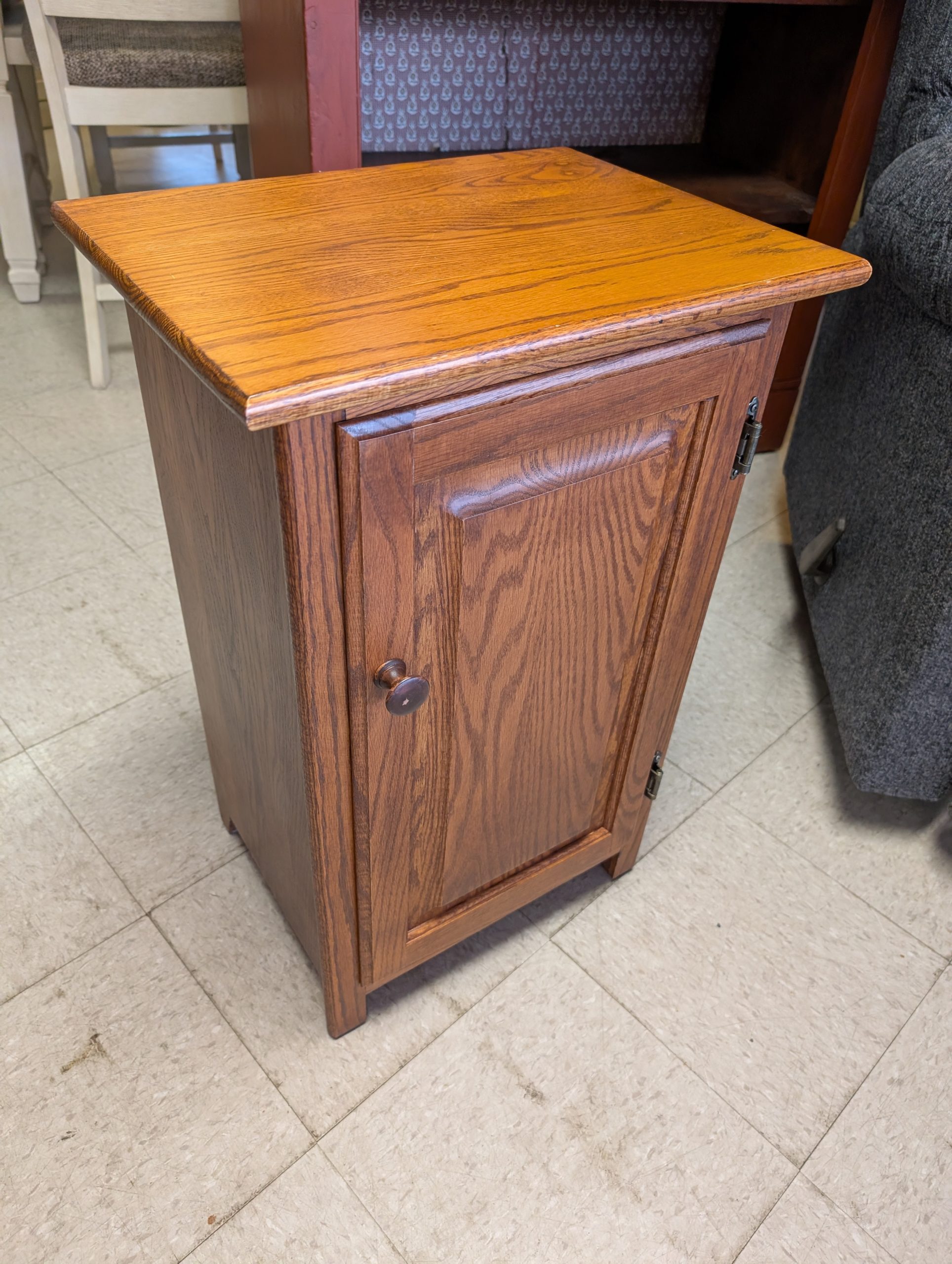 Small Scale Oak Storage Cabinet