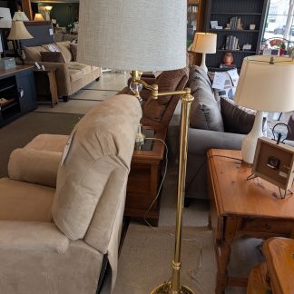 Brass Telescoping Floor Lamp