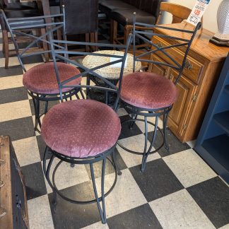 Metal Barstool Set
