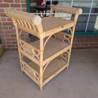 Vintage Rattan Shelf