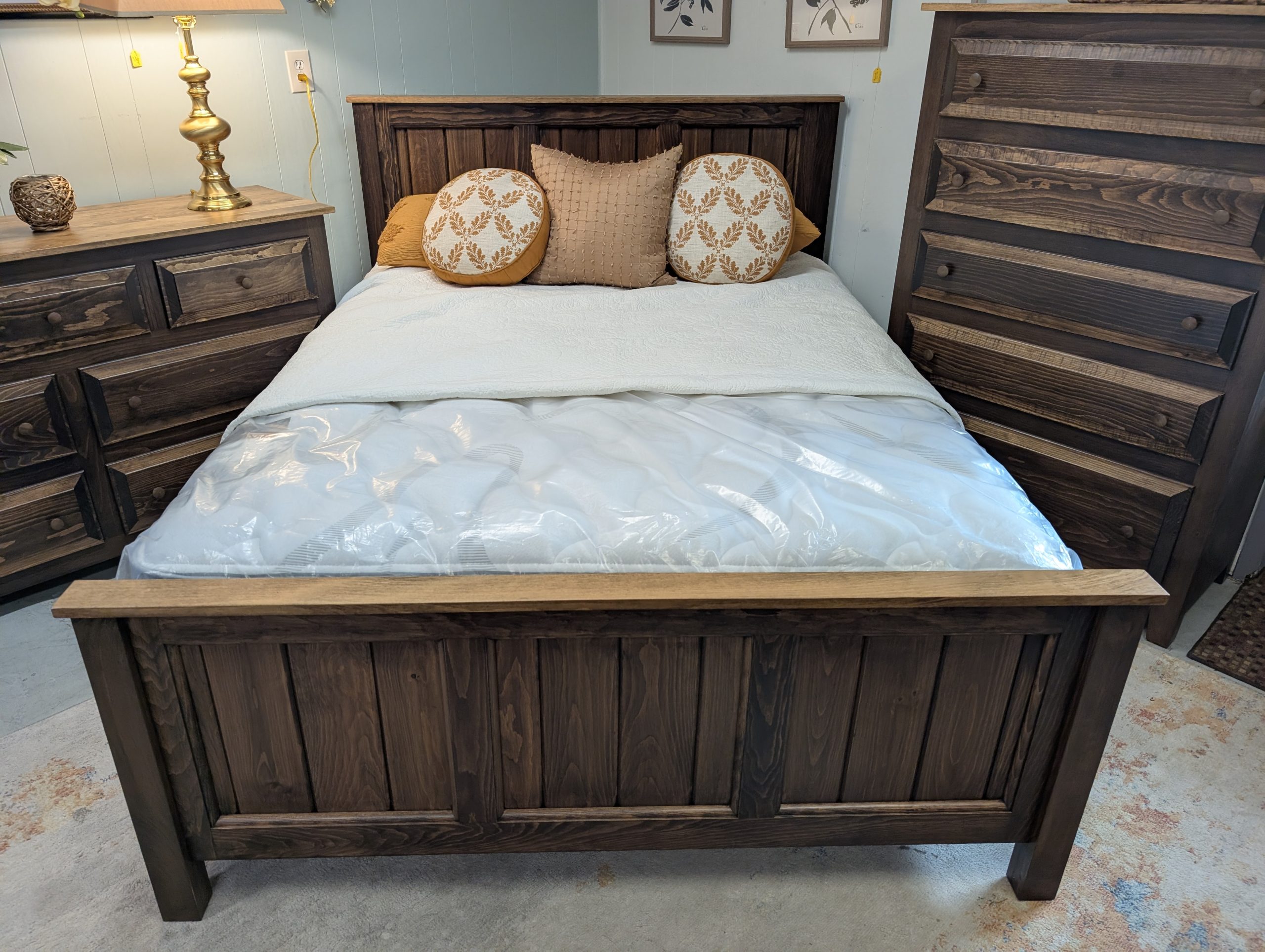 Brown Queen Size Bedroom Set - Image 2