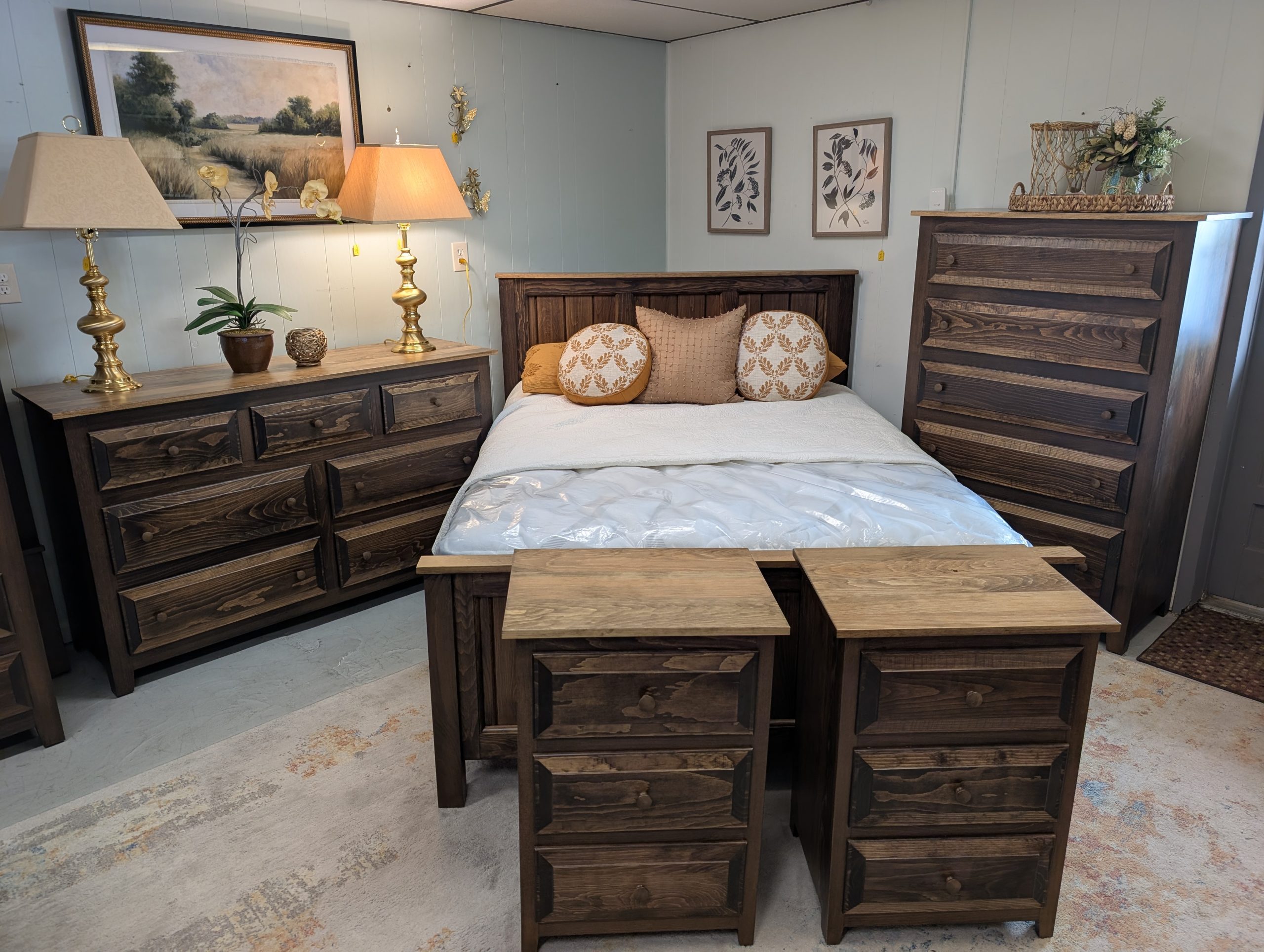 Brown Queen Size Bedroom Set