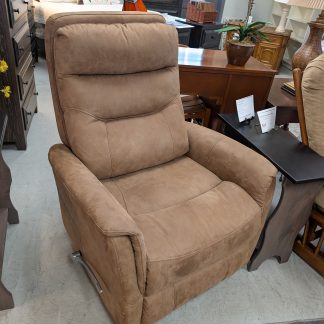 Brown Swivel Recliner