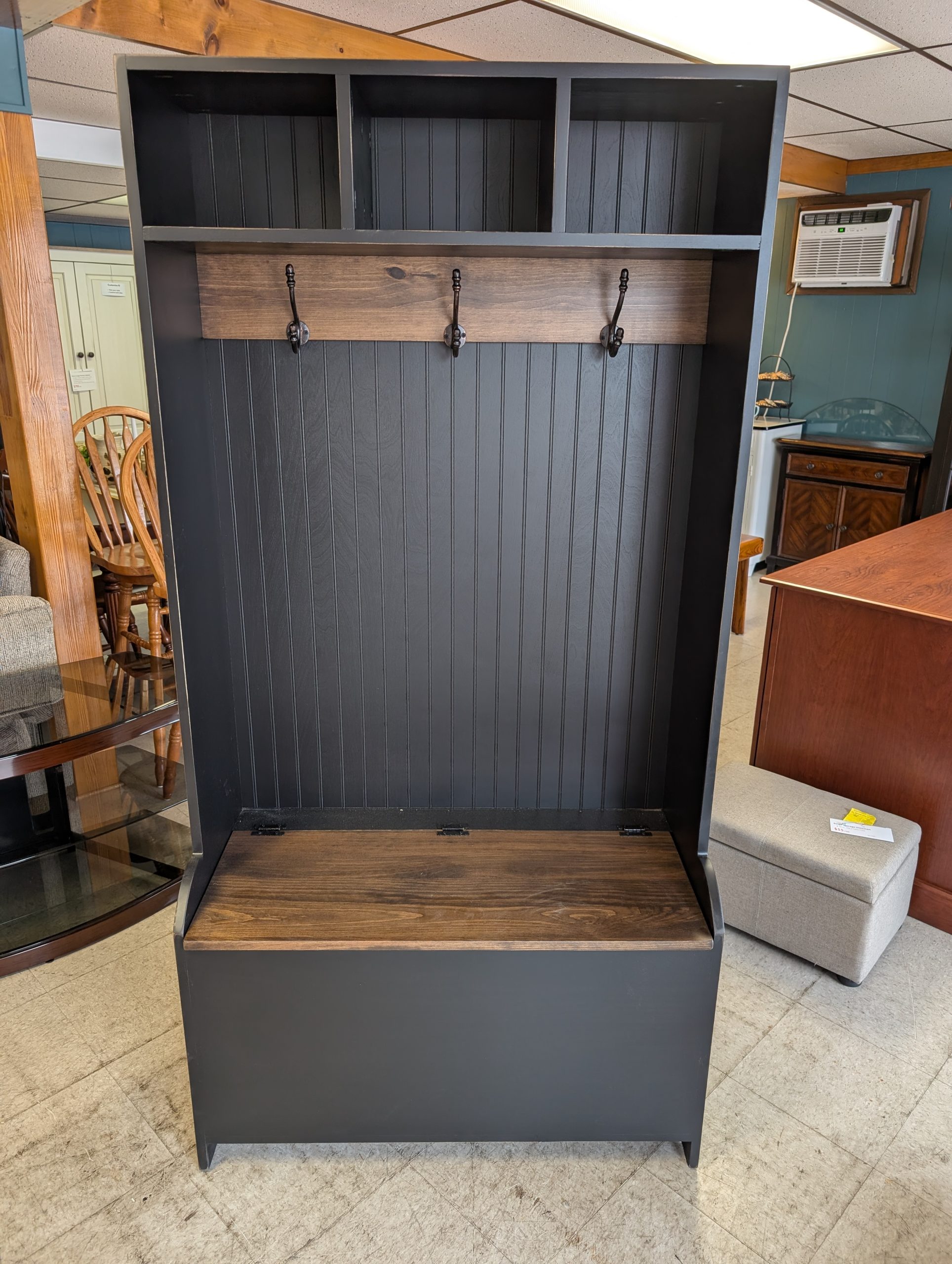 Black & Walnut Entryway