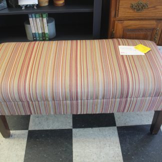 Striped Ottoman