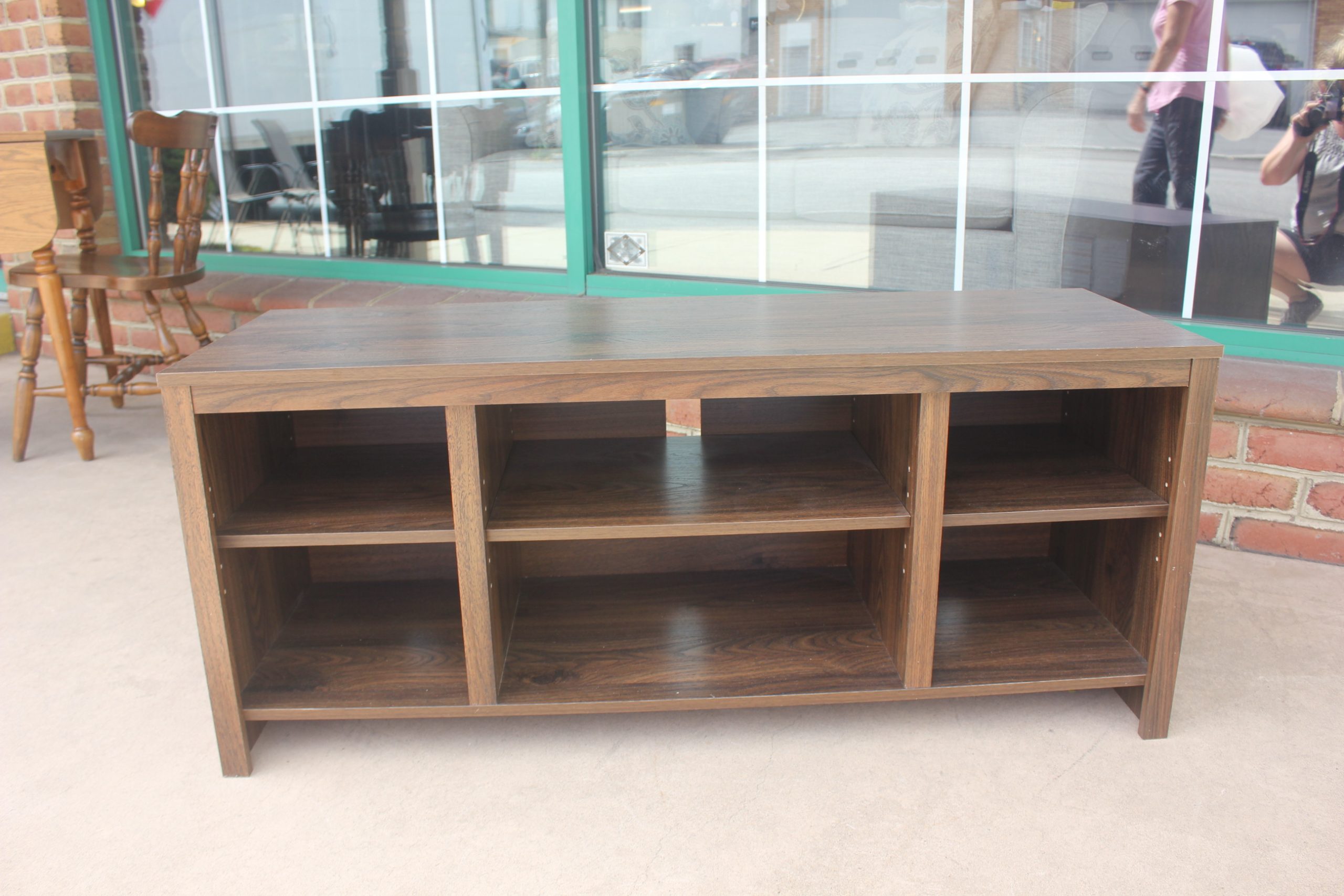 Brown Laminate TV Stand