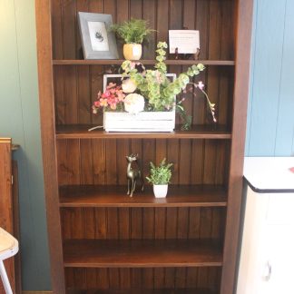 Walnut Brown Bookcase
