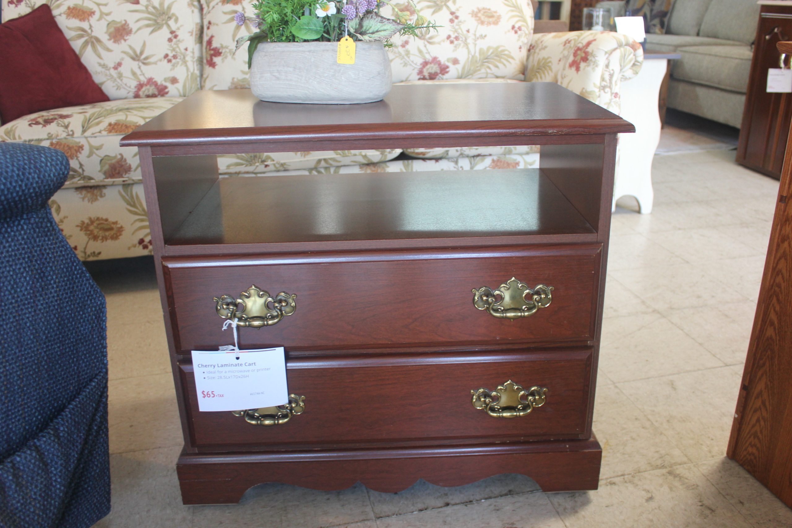 Cherry Laminate Cart