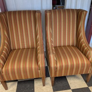 Striped Arm Chair Set