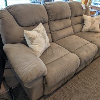 Gray Double Reclining Sofa
