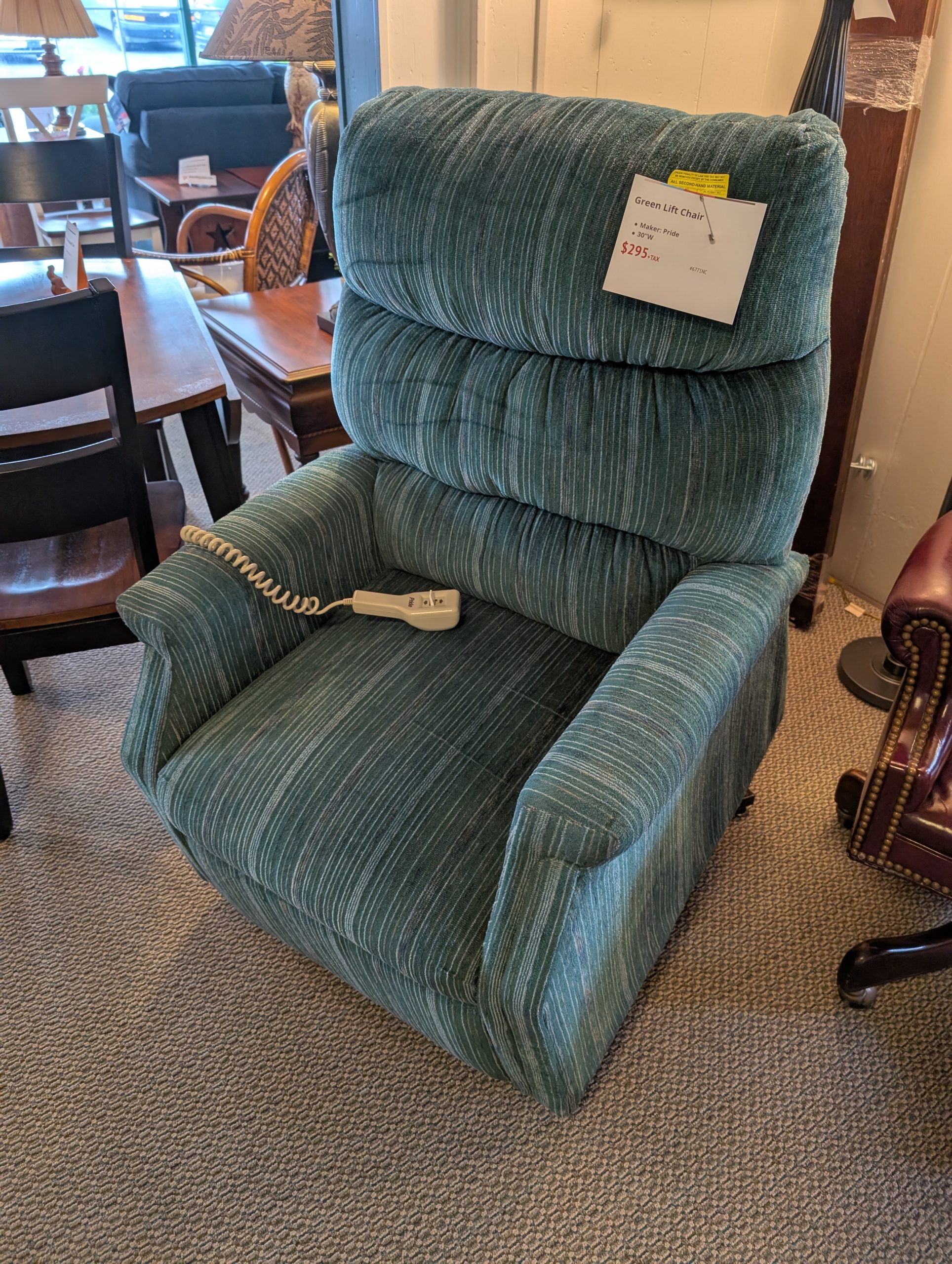Green Lift Chair