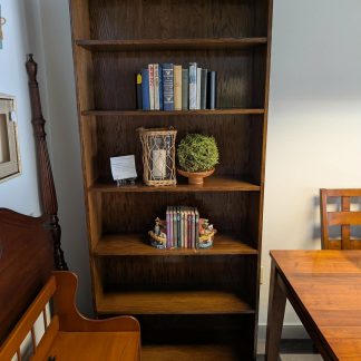 Tall Oak Bookcase
