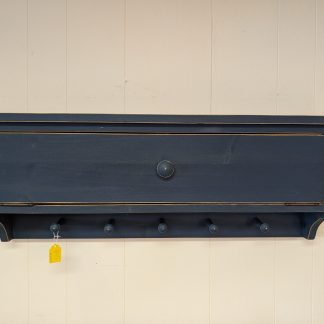 Navy Blue Wall Shelf