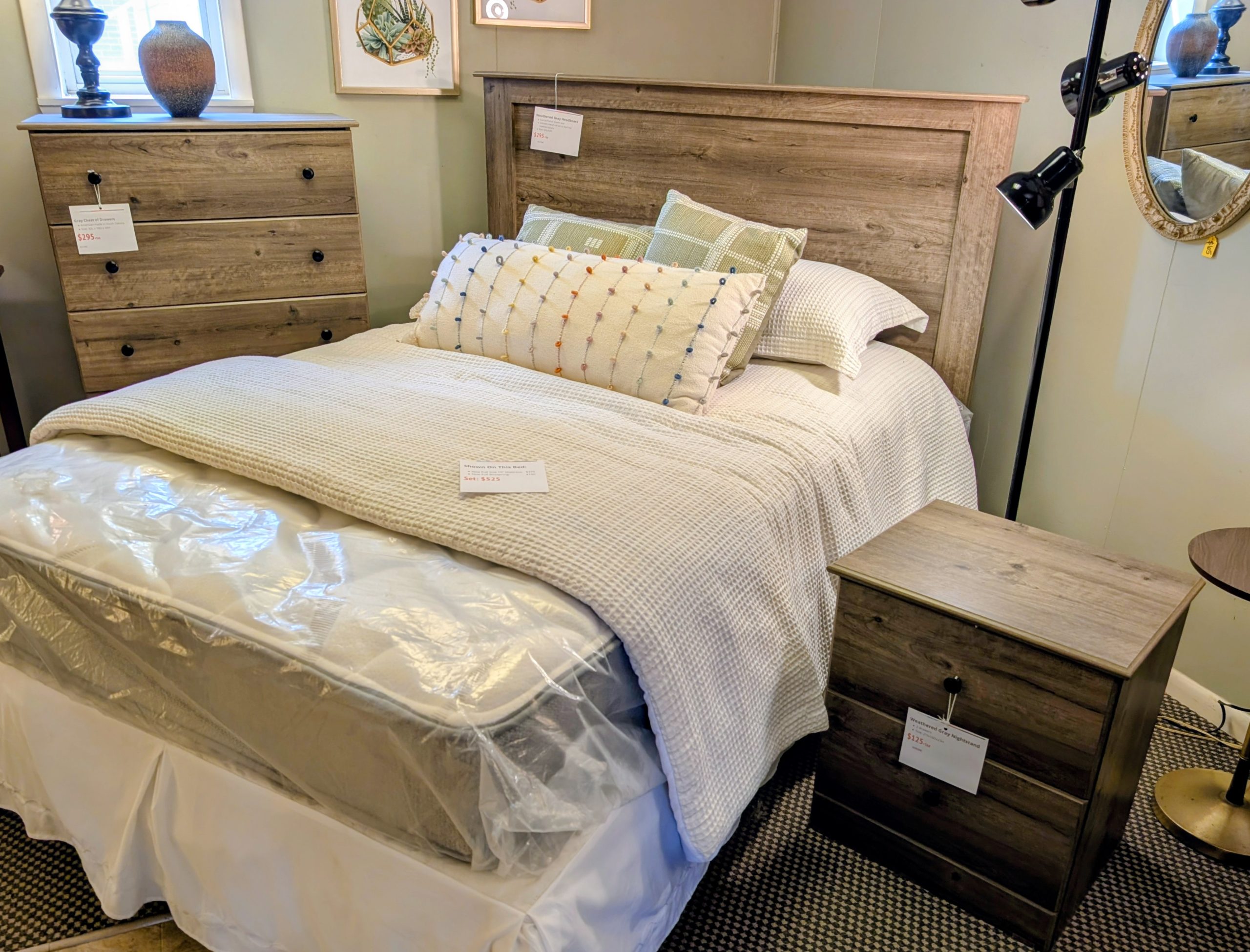 Weathered Gray Bedroom Set