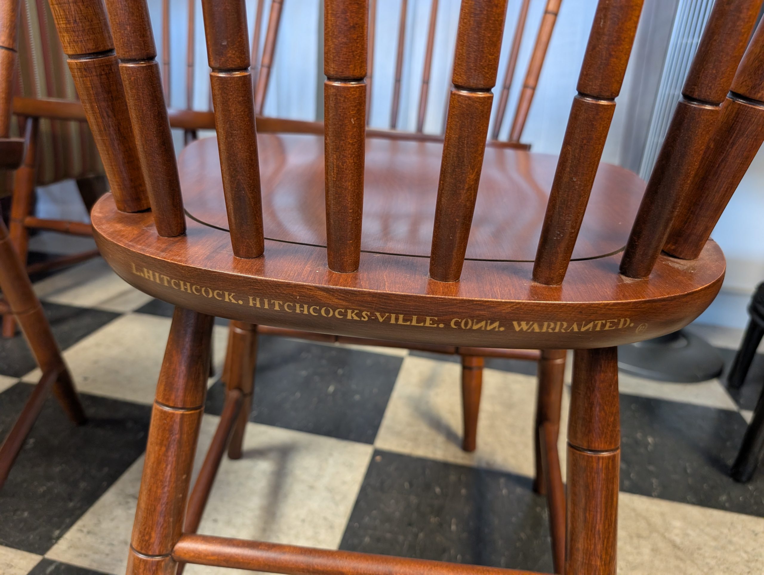 Cherry Hitchcock Chair Set - Image 2