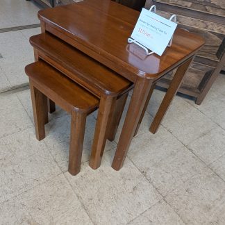 Wooden Nesting End Tables