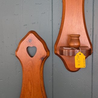 Wooden Wall Candle Stick Holders