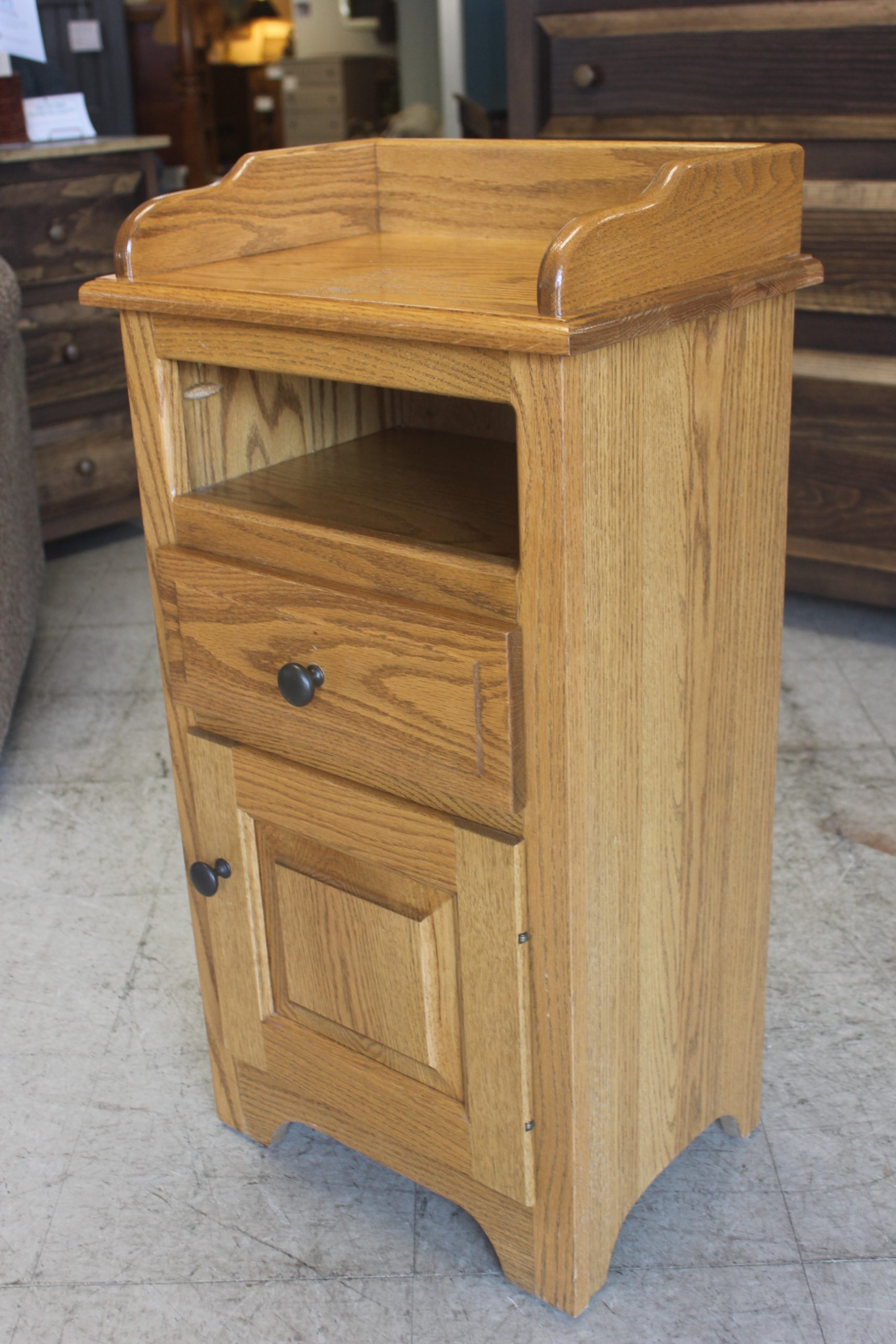 Oak Storage Stand