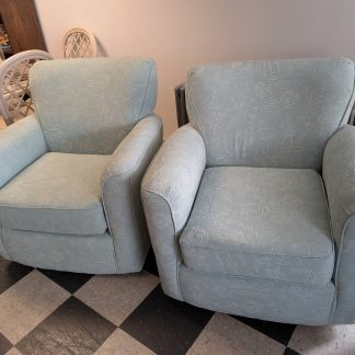 Aqua Embroidered Beach Chair Set