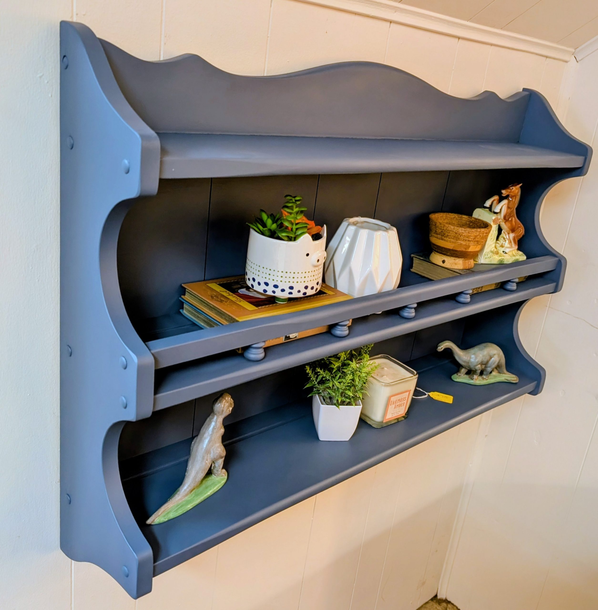 Coastal Blue Trinket Display Shelf - Image 2