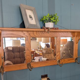 Oak Entry Wall Shelf