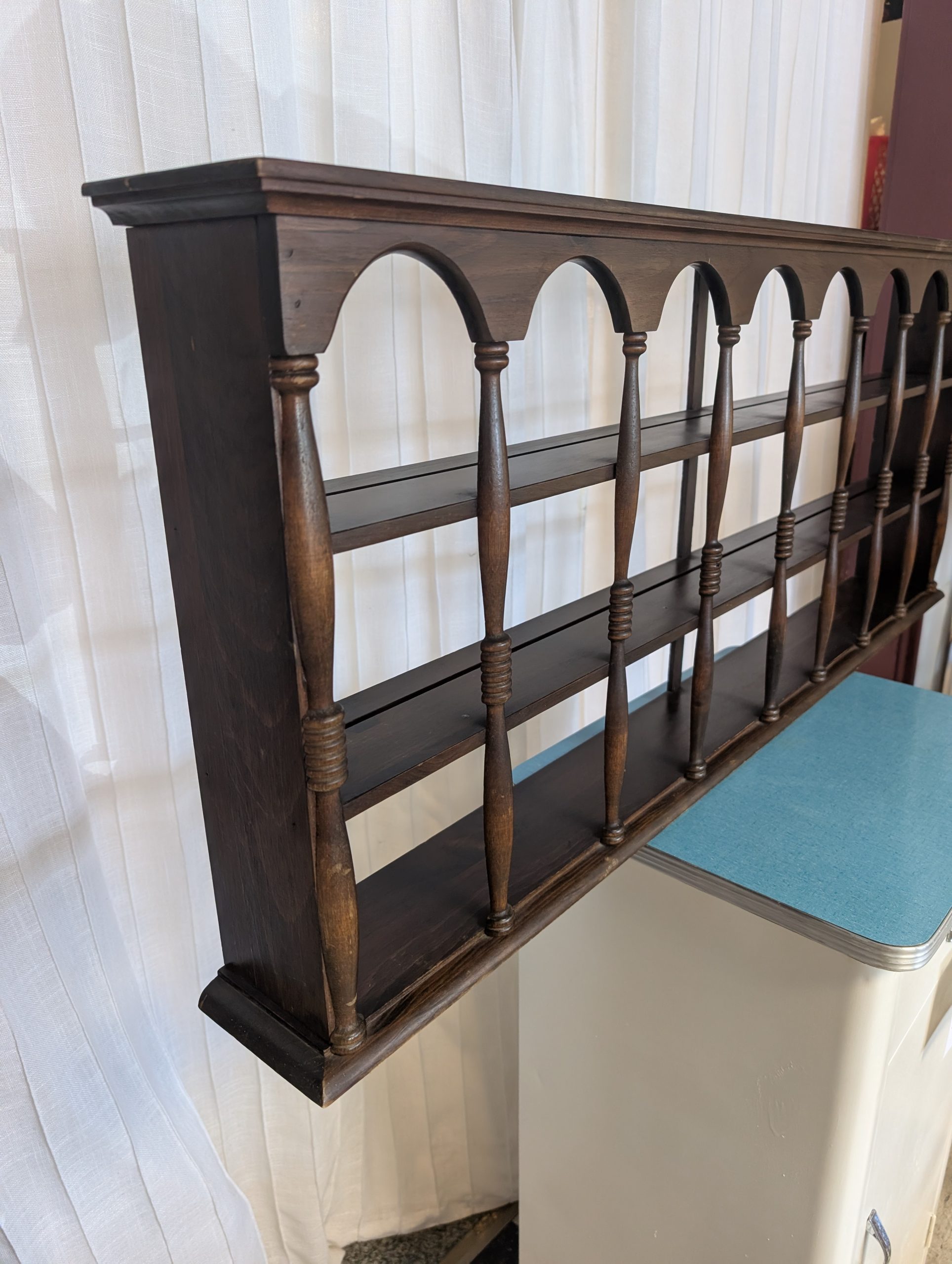 4' Wooden Display Shelf - Image 3