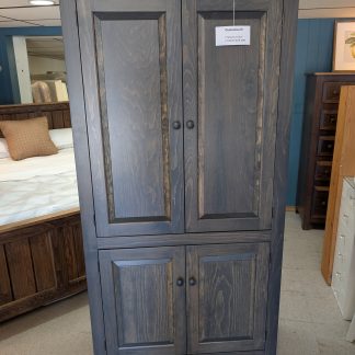 Large Slate Gray Pantry Cabinet
