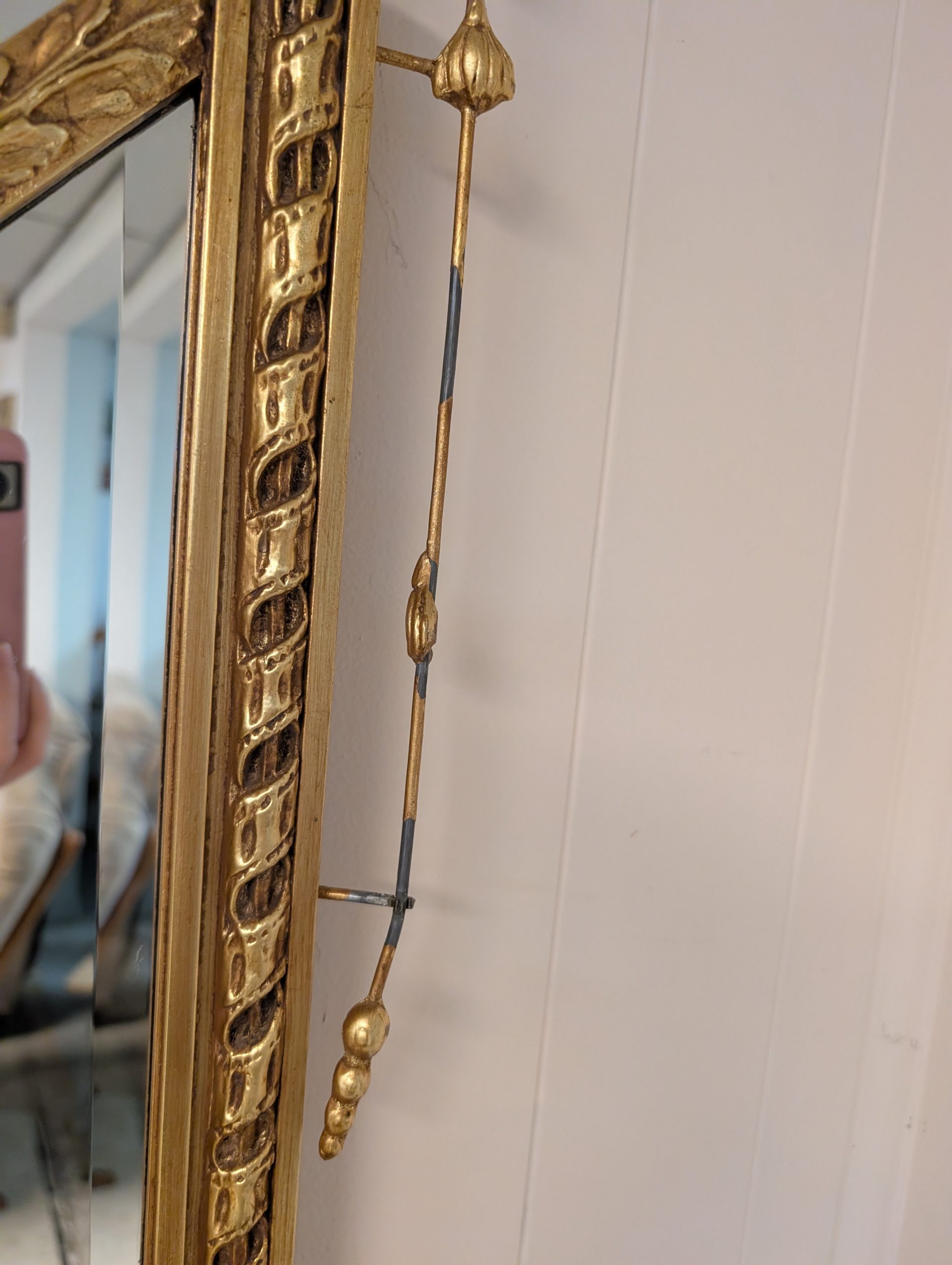 Ornate Gold Finish Mirror - Image 6
