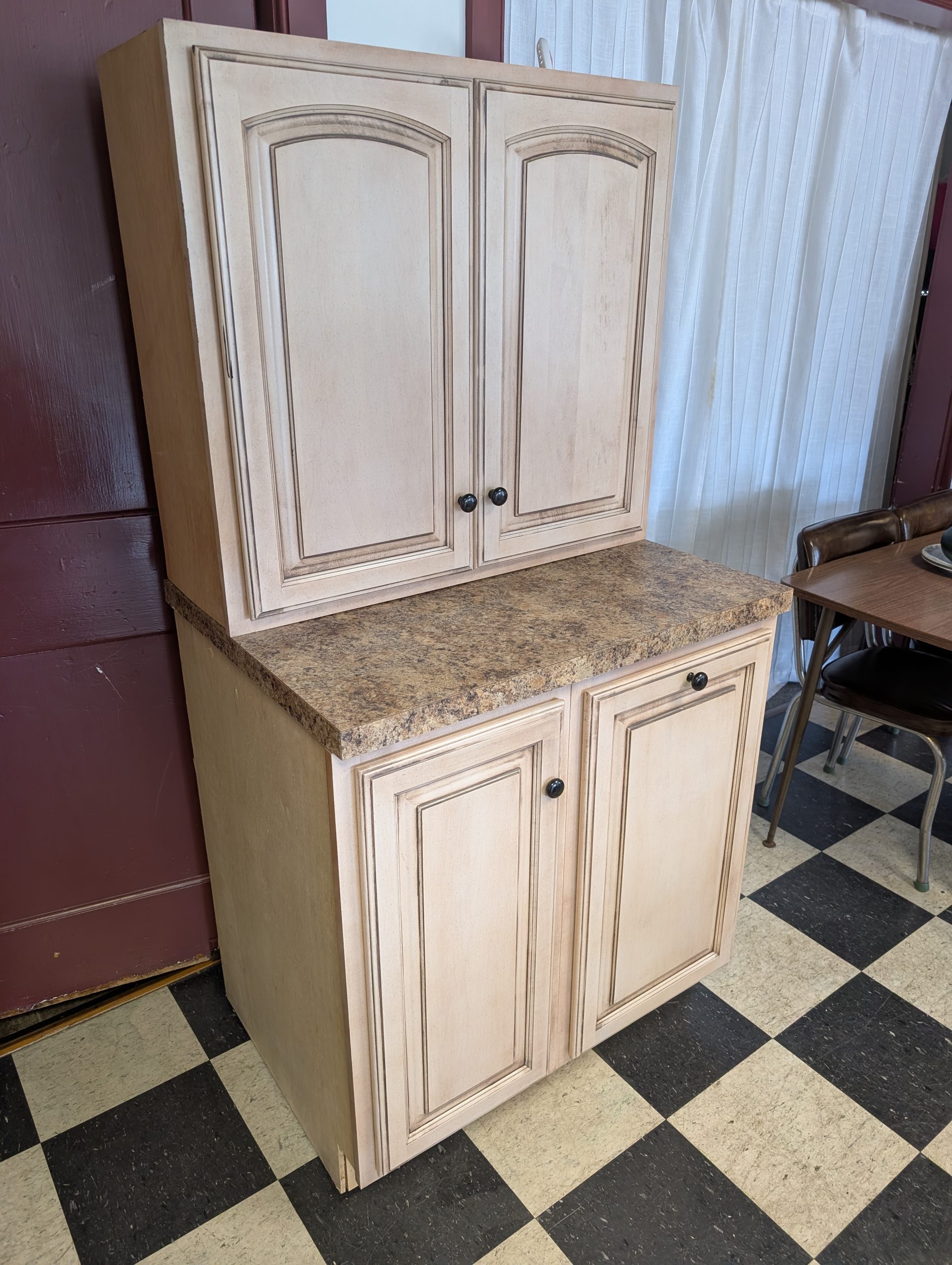 Light Finish Storage Cabinet Set - Image 2
