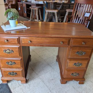 Cherry Double Pedestal Desk