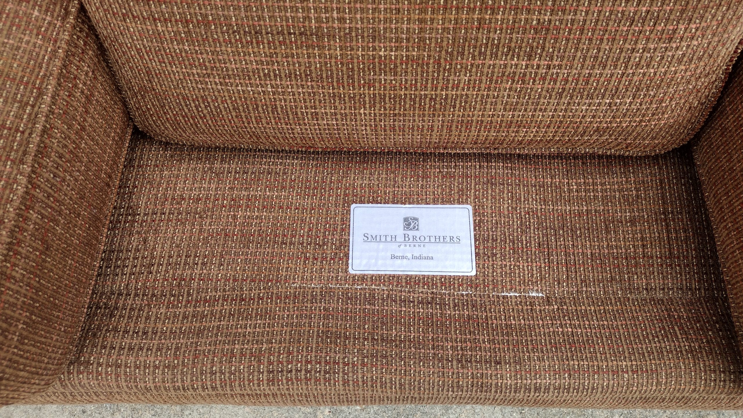 Smith Brothers Brown Sectional - Image 7