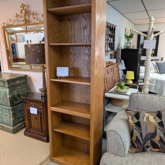 7' Wooden Bookcase