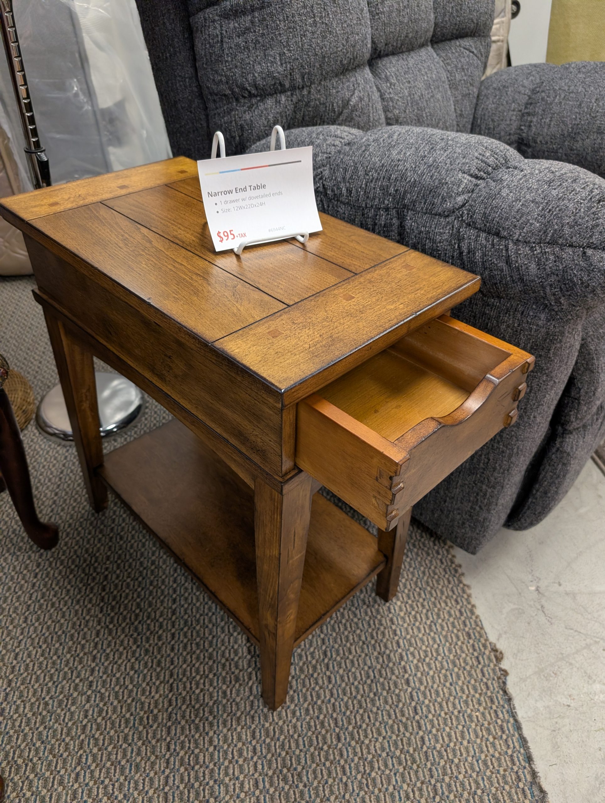 Narrow End Table