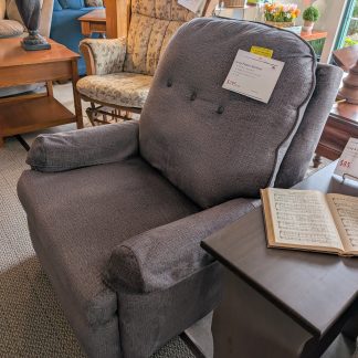 Gray Power Recliner