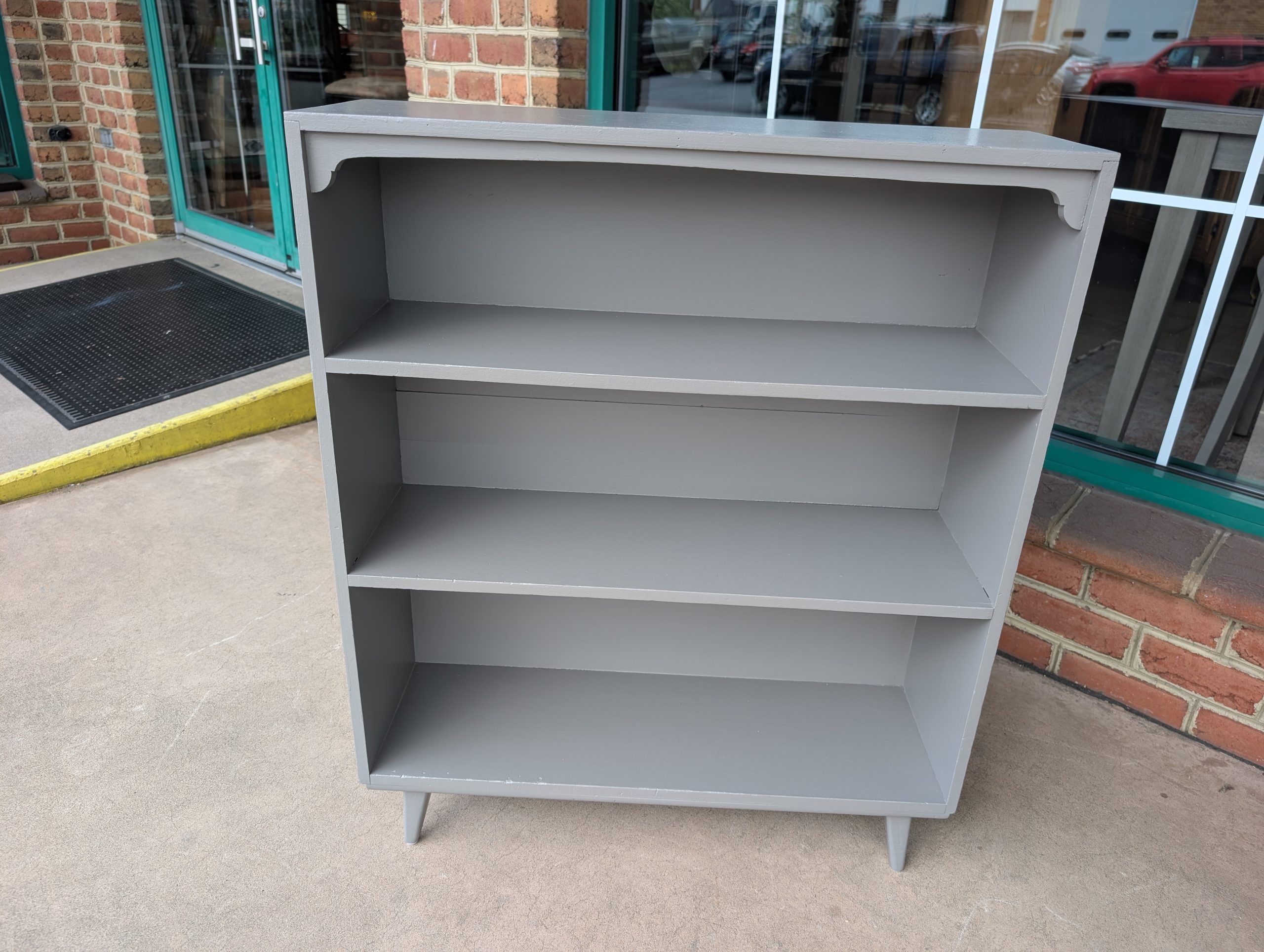 Small Scale Gray Bookcase