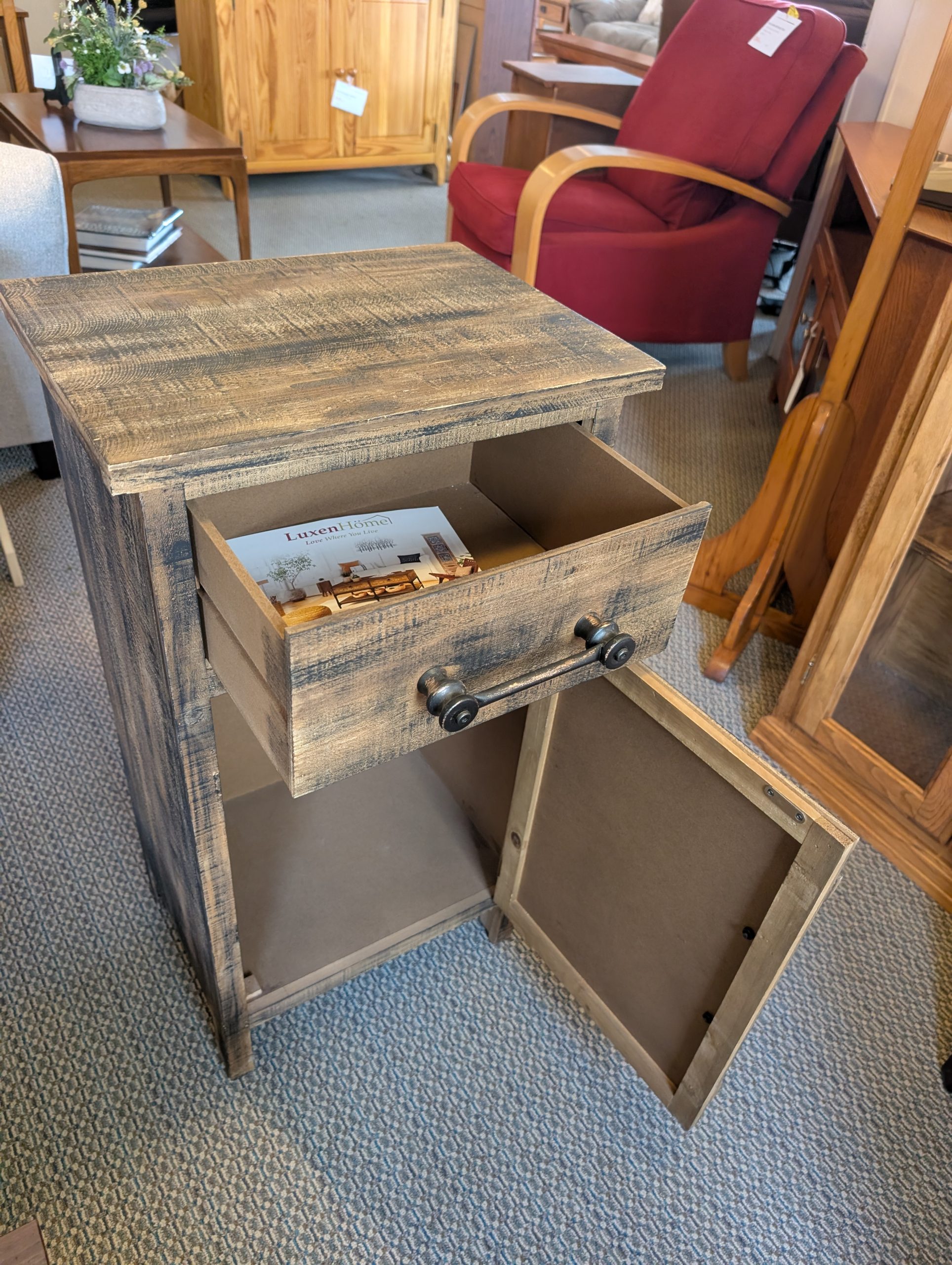 Faux Wood Cabinet - Image 2