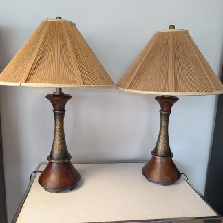 Textured Lamp Set