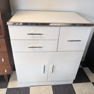 Vintage MCM Metal Cabinet