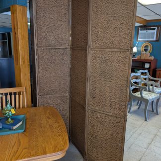 Brown Textured Metal Room Divider