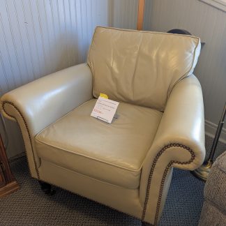Leathercraft Chair & Ottoman Set