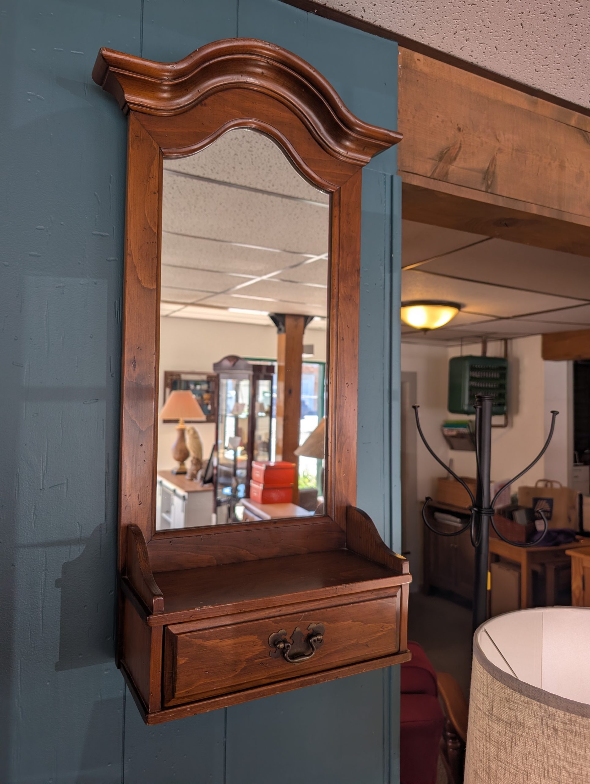 Wooden Wall Mirror