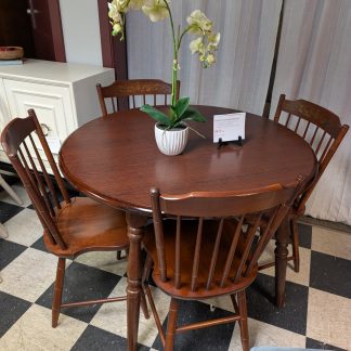 Cherry Table with 4 Chairs & Boards