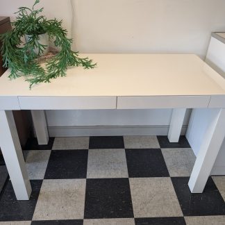 West Elm White Writing Desk